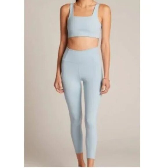 Girlfriend Collective Compressive High-Rise Leggings - Medium - Silver Blue Gray - Picture 1 of 9